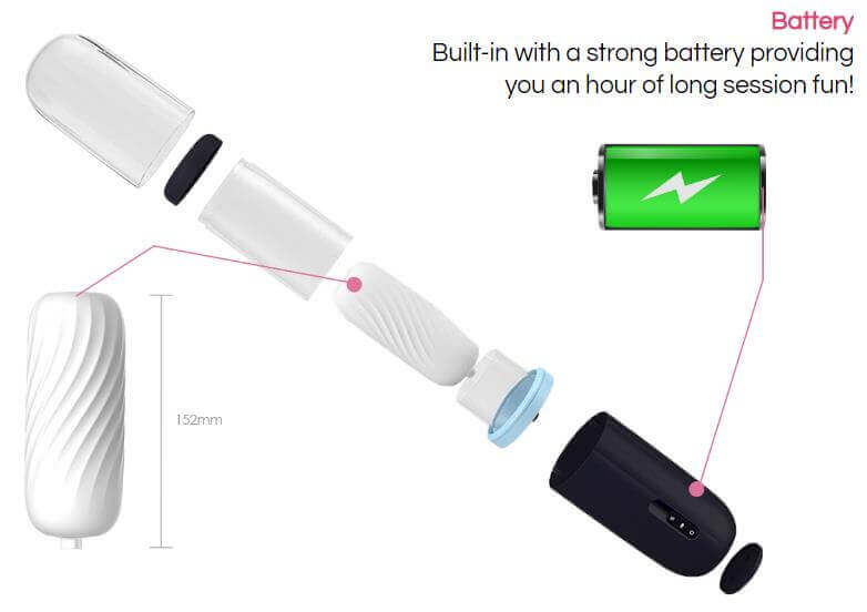 Svakom Alex Masturbator Đẩy 7 Chế Độ Mạnh