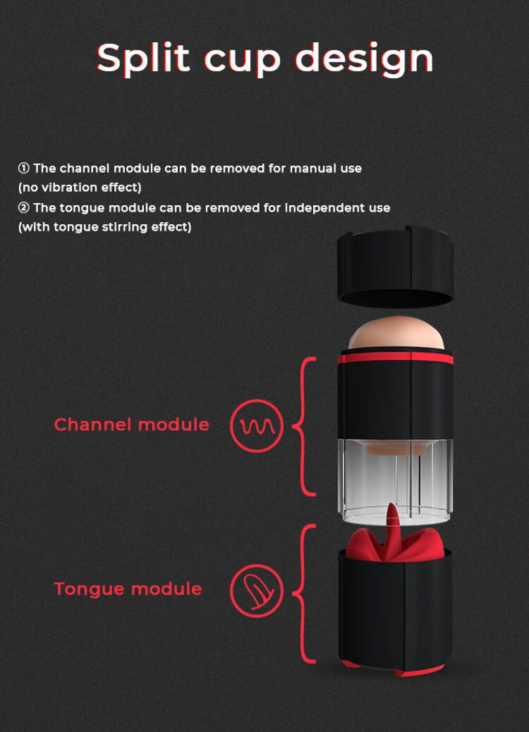 Galaku Dream Lover Lưỡi Liếm Rung Unisex Thực Tế