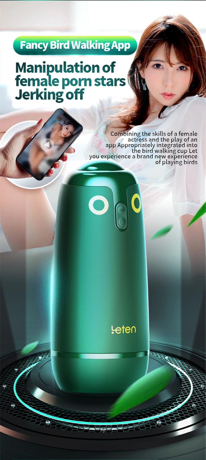 Leten Birds Cốc Nam Hút Âm Đạo Thật Diễn Viên