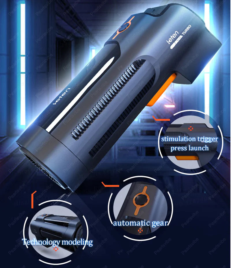 Leten Gun King Hút Miệng Masturbator Nam Siêu Mạnh