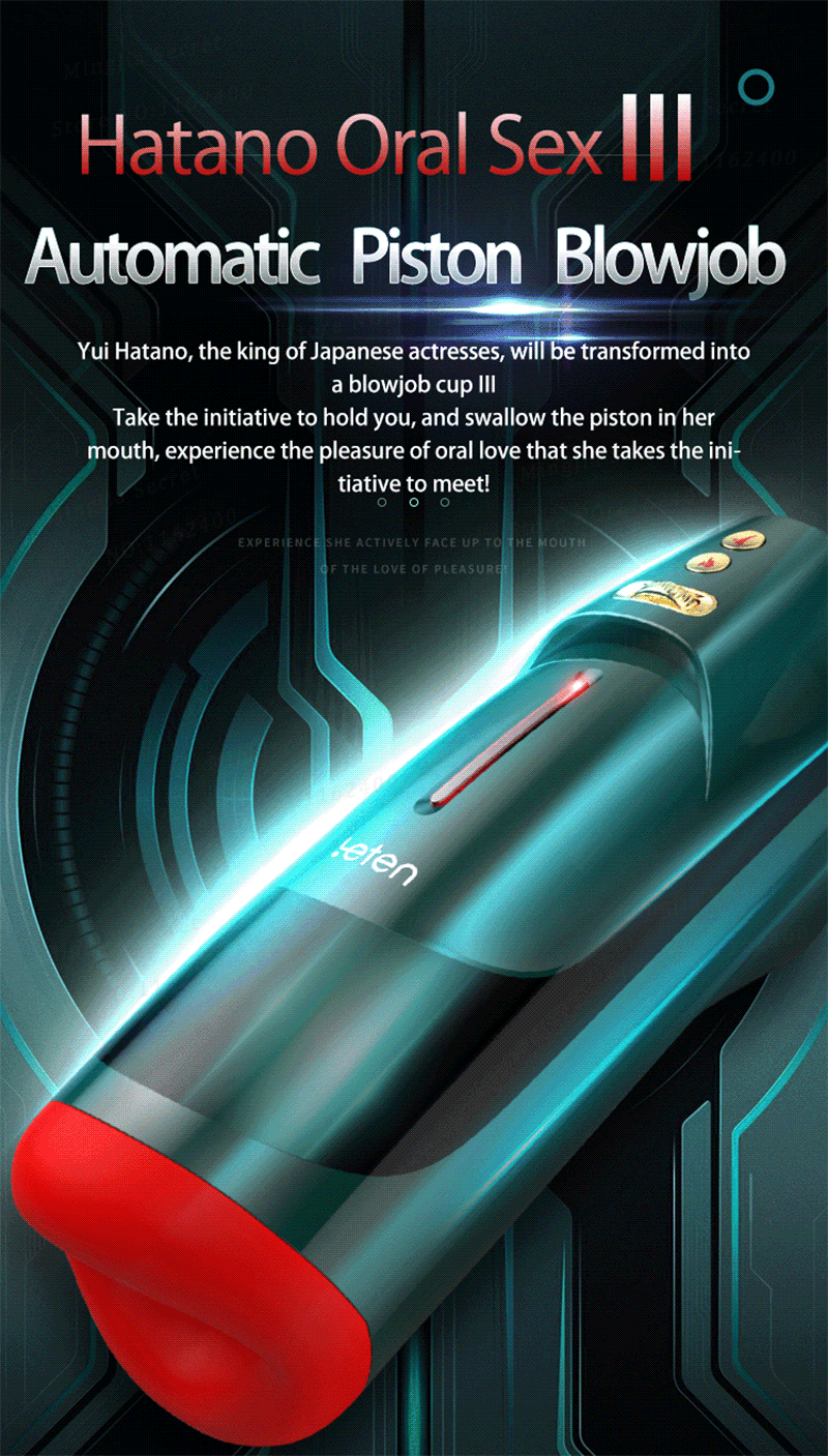 Leten Cup Oral Tự Động Hút Nóng Sâu Siêu Thực