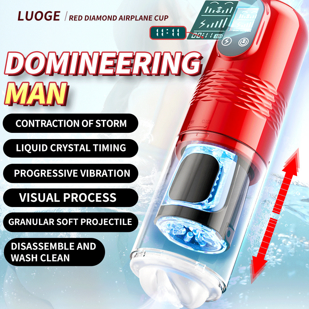 LUOGE 383 Kích Thích Nam Đỏ Kim Cương Chân Thực