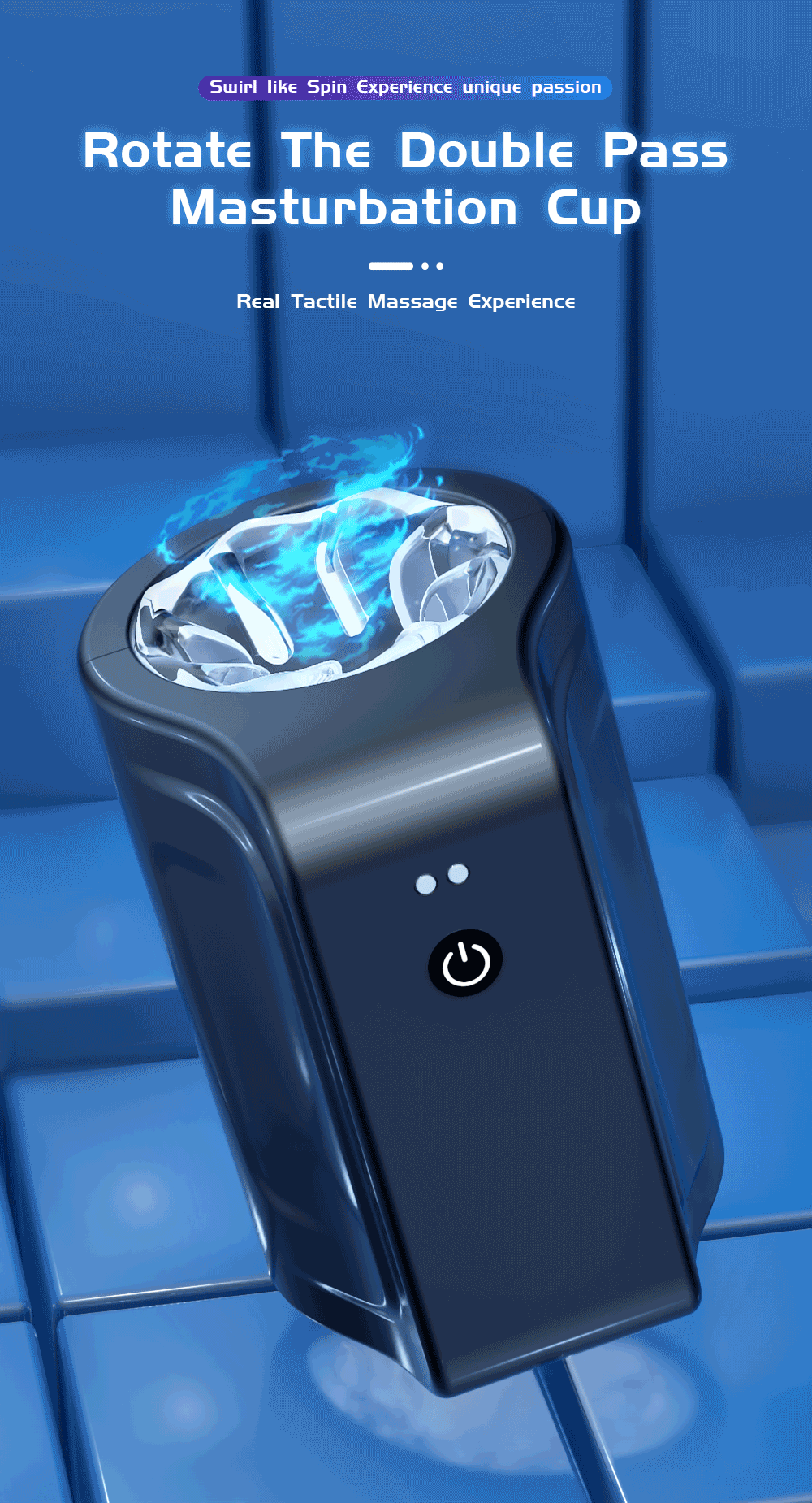 HOTBOY Love Cup Quay 360° Hạt Gạo Nam Siêu Thực Tế