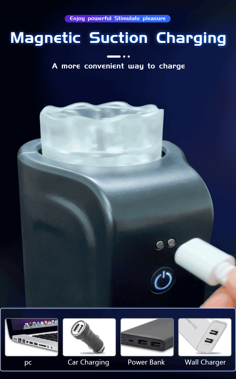 HOTBOY Love Cup Quay 360° Hạt Gạo Nam Siêu Thực Tế