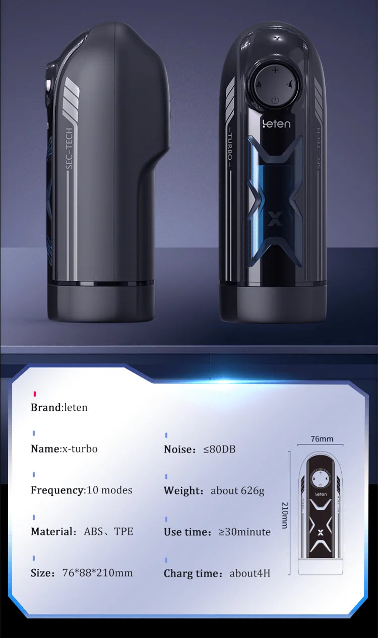 Leten X-Turbo Piston 700 lần/phút Sưởi Nhanh Chậm Leten X-Turbo Piston 700 lần/phút Sưởi Nhanh Chậm