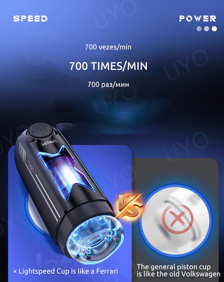 Leten X-Turbo Piston 700 lần/phút Sưởi Nhanh Chậm Leten X-Turbo Piston 700 lần/phút Sưởi Nhanh Chậm