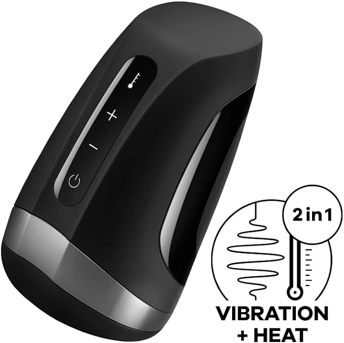 Satisfyer Men Heat Cốc Rung Làm Ấm Đột Phá