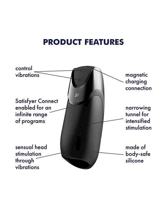 Satisfyer Men Rung Bluetooth - Masturbator Siêu Mạnh