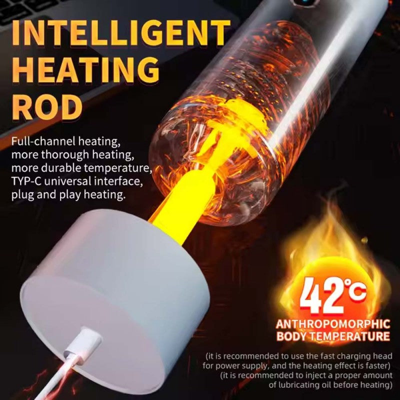 Cốc Telescopic Rung Nóng Bluetooth 2024 Siêu Mạnh