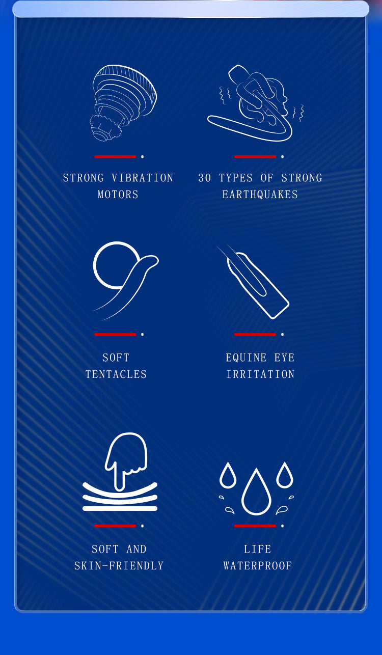 Horse Eye Trainer Dương Vật Stimulator 30 Tần Số Mạnh