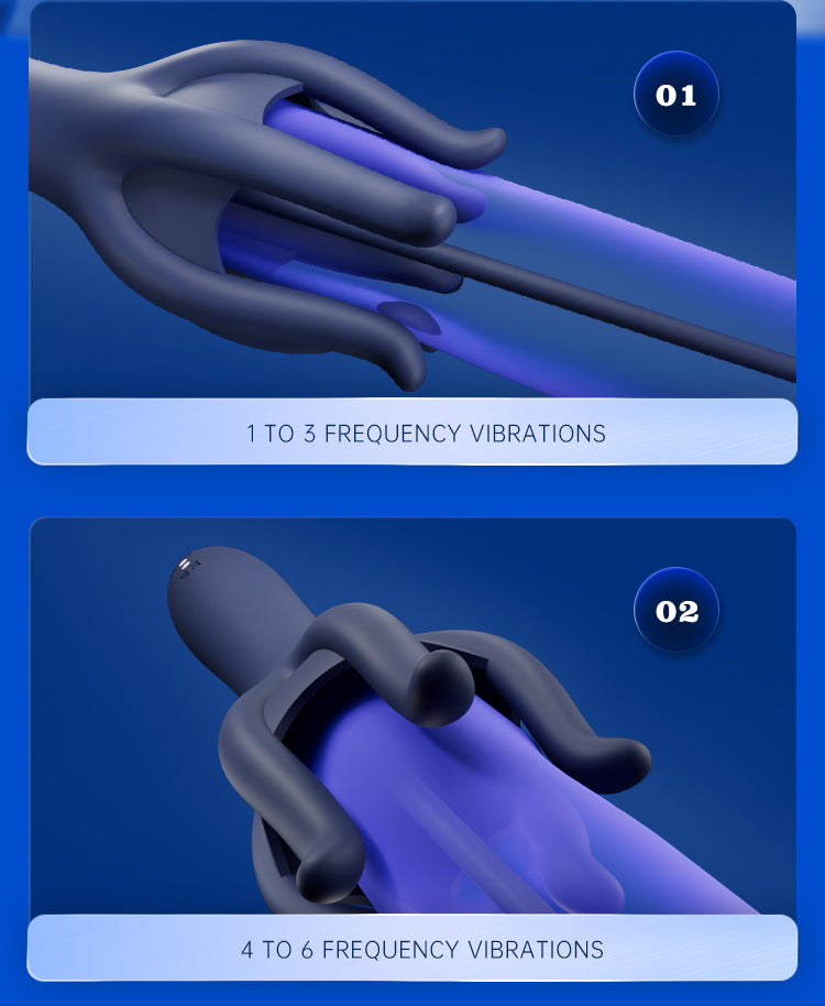 Horse Eye Trainer Dương Vật Stimulator 30 Tần Số Mạnh