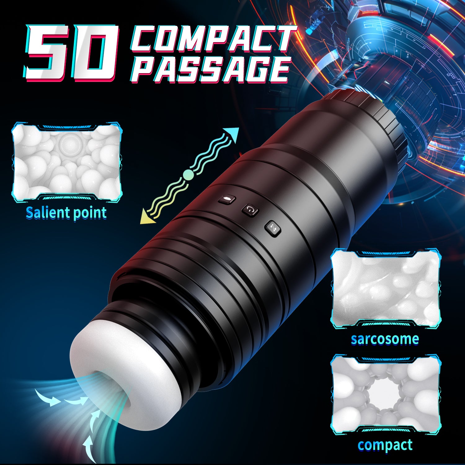 Cốc Nam 3in1 Thụt Hút Nóng Rung Tự Động