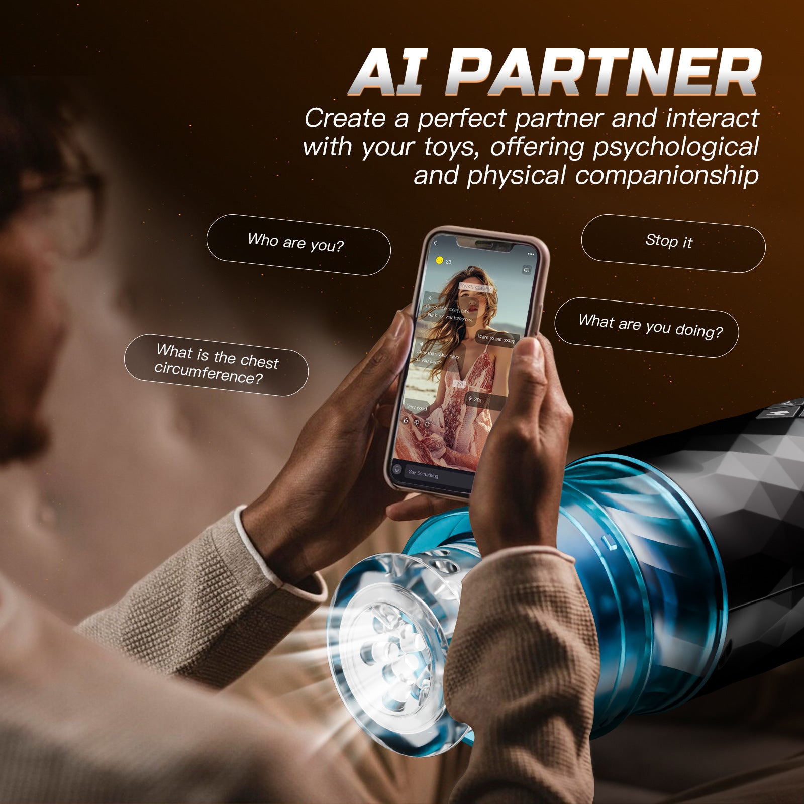 HANNIBAL Masturbator App Tự Động Đa Năng Nam Giới