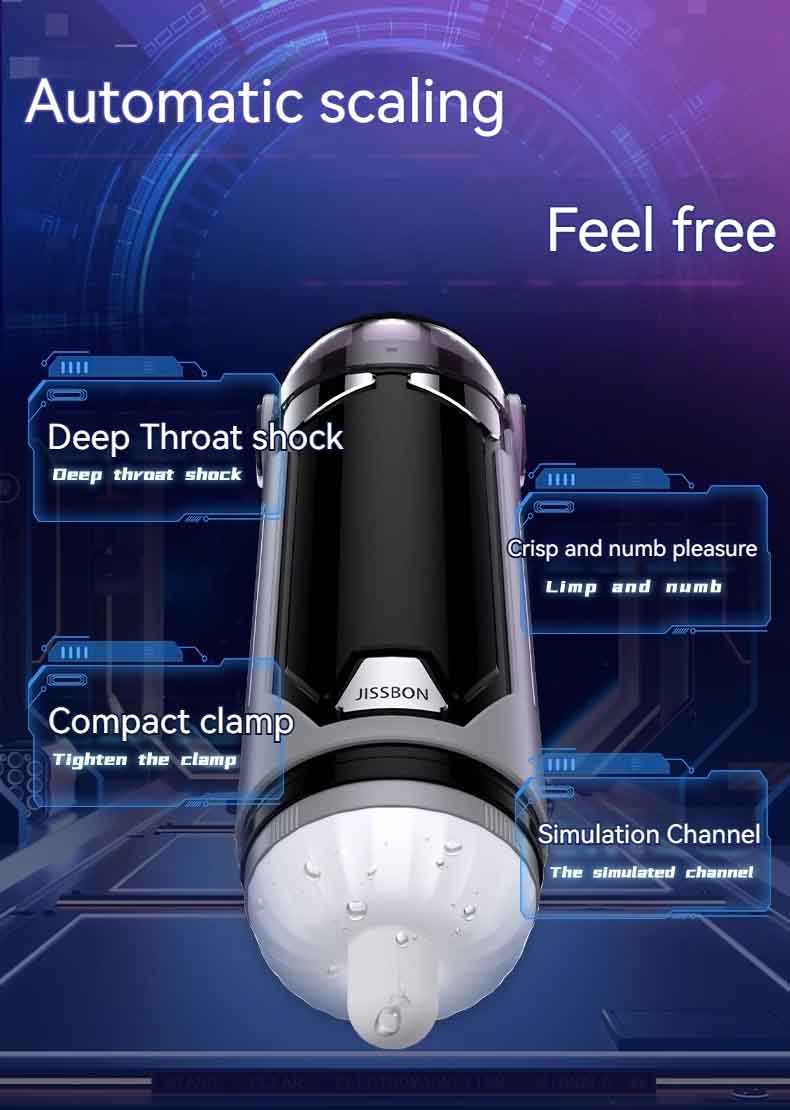 Jissbon Storm Ji Tự Động Telescopic Masturbator Thực Tế