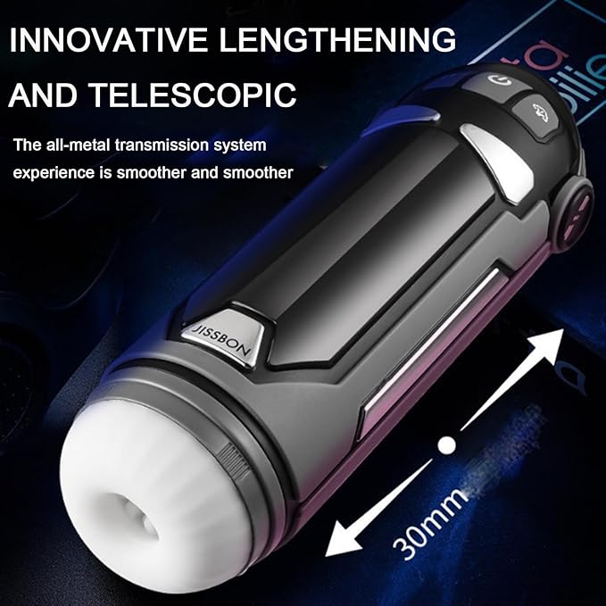 Jissbon Storm Ji Tự Động Telescopic Masturbator Thực Tế