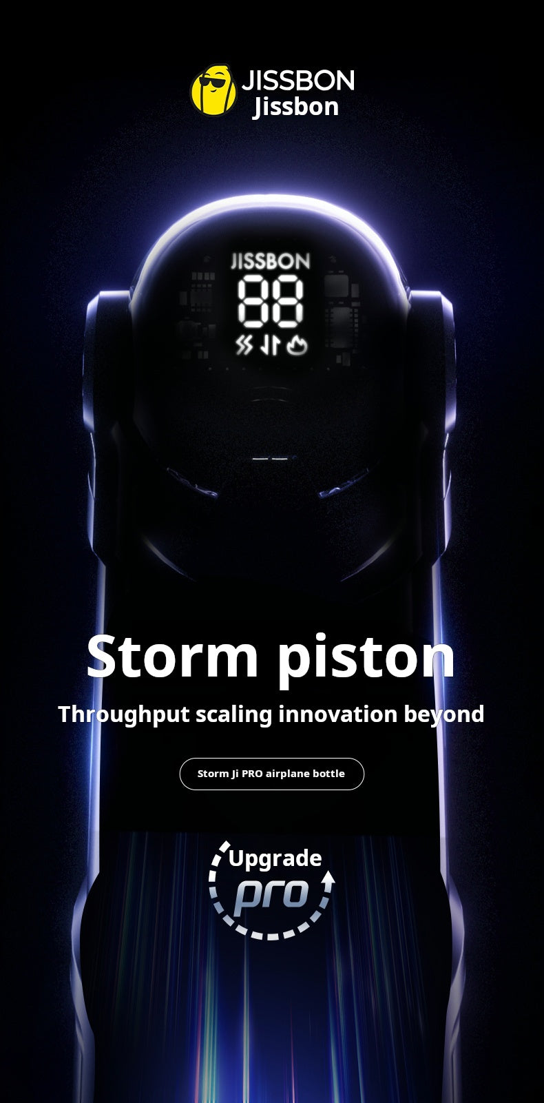 Jissbon Storm Ji Pro Nam Tự Động Rung 6 Chế Độ Đỉnh Cao