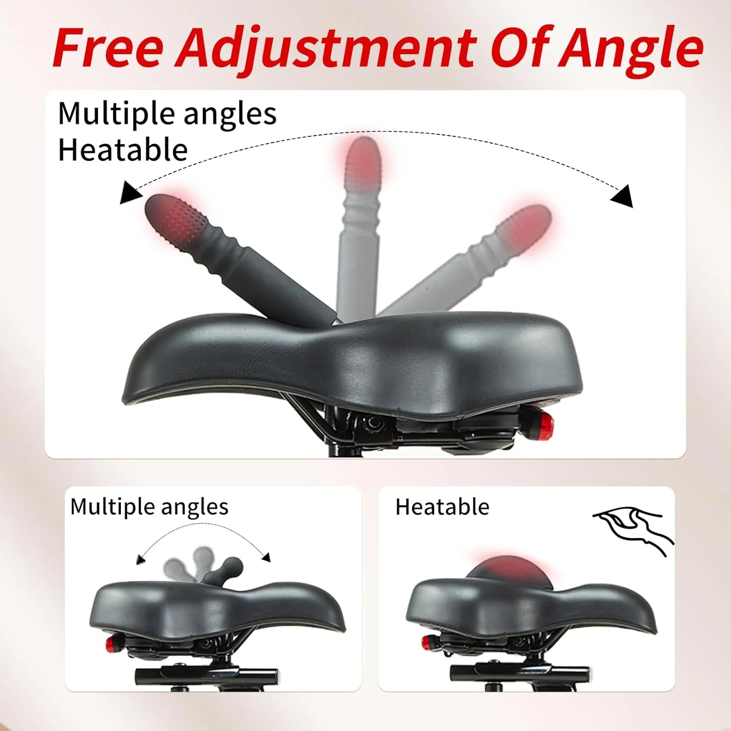 Helibo Ghế Xe Đạp - Tự Động Prostate Nam Nữ Siêu Rung