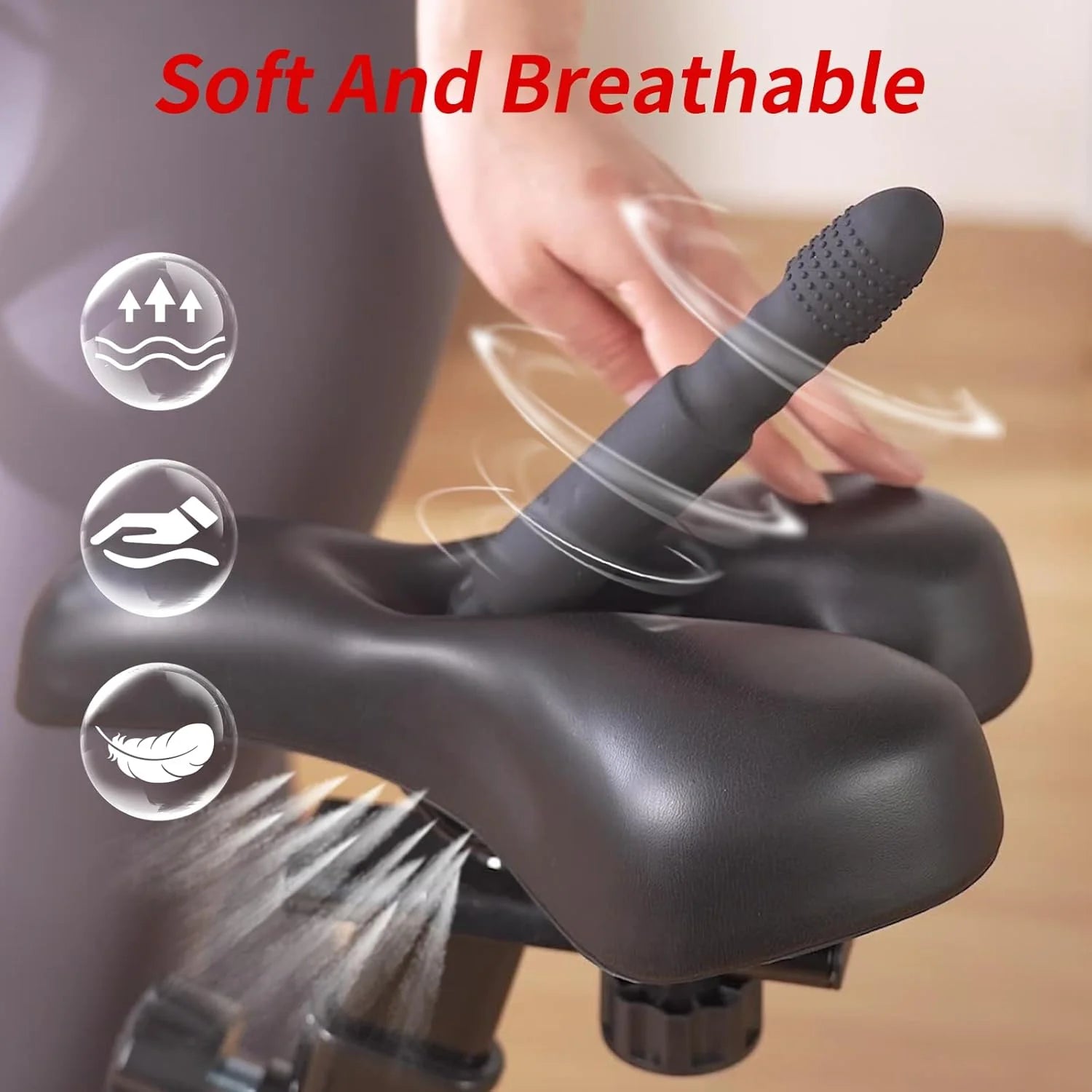 Helibo Ghế Xe Đạp - Tự Động Prostate Nam Nữ Siêu Rung