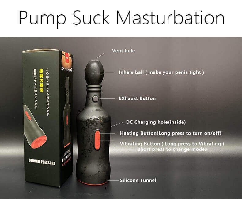 Hotboy Air Pump Masturbator, Hút Rung Sưởi Nam Đỉnh