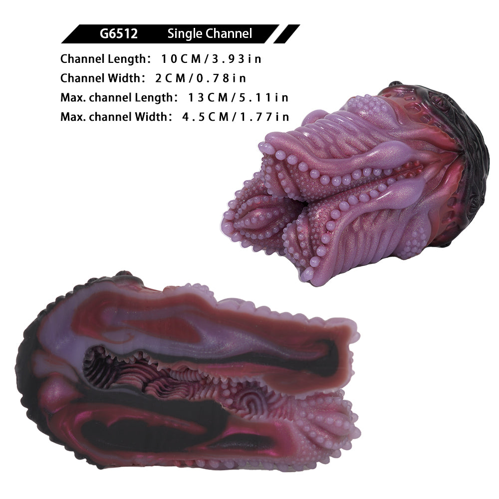 Alien Petal Pocket Pussy Stroker Silicon Hoa Văn Siêu Thích