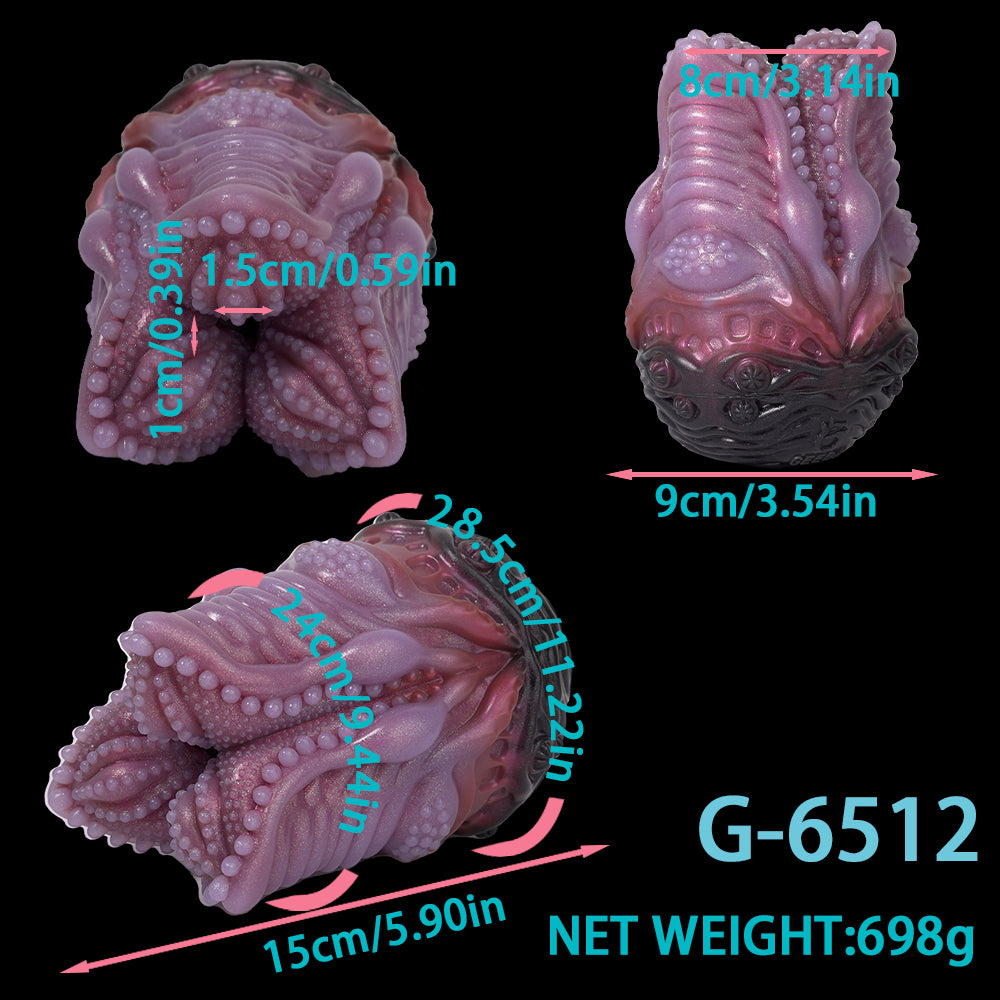 Alien Petal Pocket Pussy Stroker Silicon Hoa Văn Siêu Thích