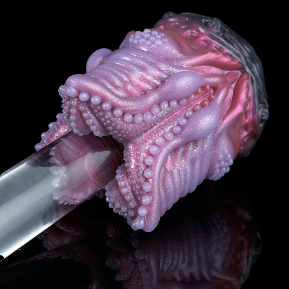 Alien Petal Pocket Pussy Stroker Silicon Hoa Văn Siêu Thích
