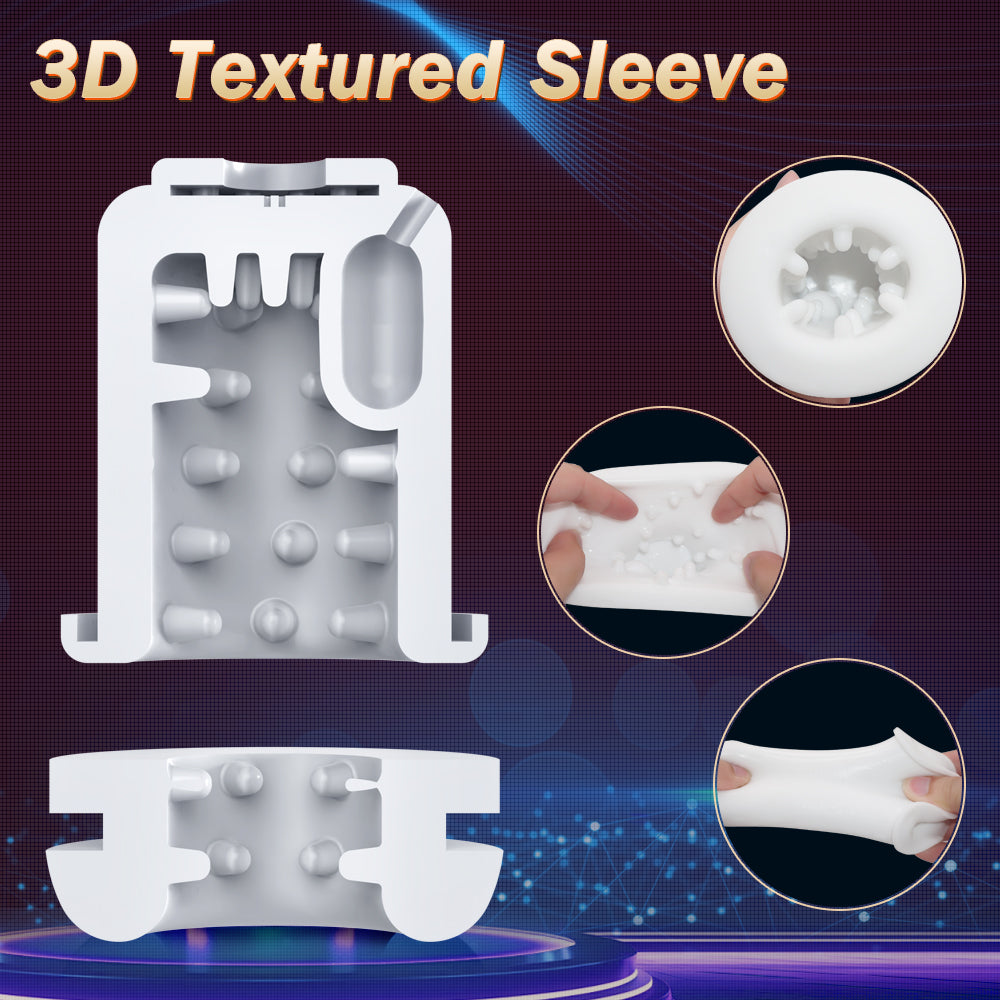 Cốc IVES Thủ Dâm Xoay Rút 7 Vòng, Rung 10 Mức Siêu Phê!