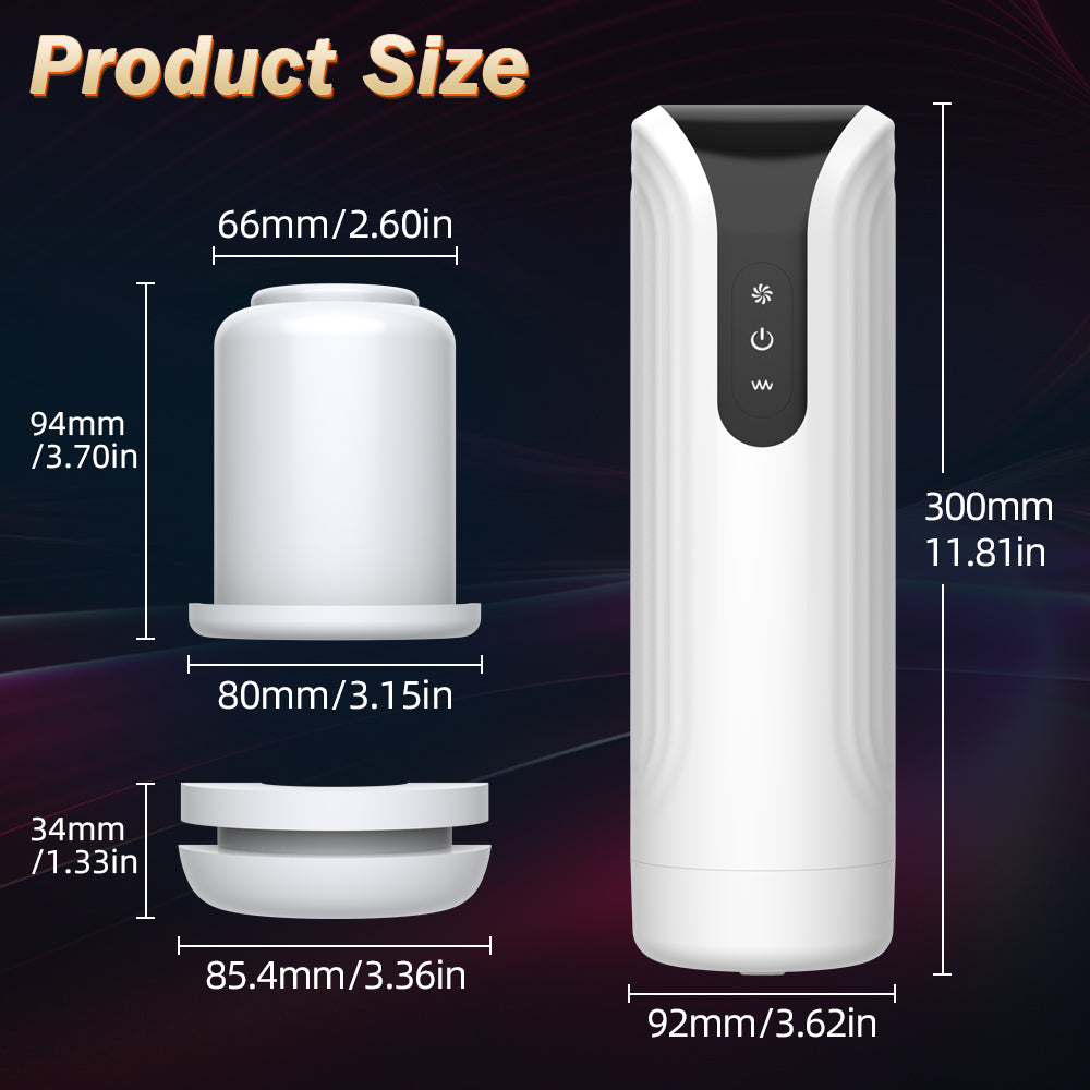 Cốc IVES Thủ Dâm Xoay Rút 7 Vòng, Rung 10 Mức Siêu Phê!
