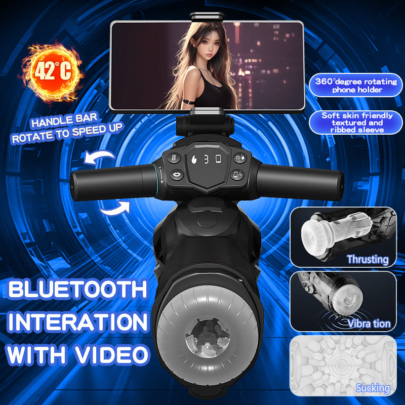 Motorcycle Nam Rung Hút Đẩy Nóng Bluetooth Siêu Mạnh