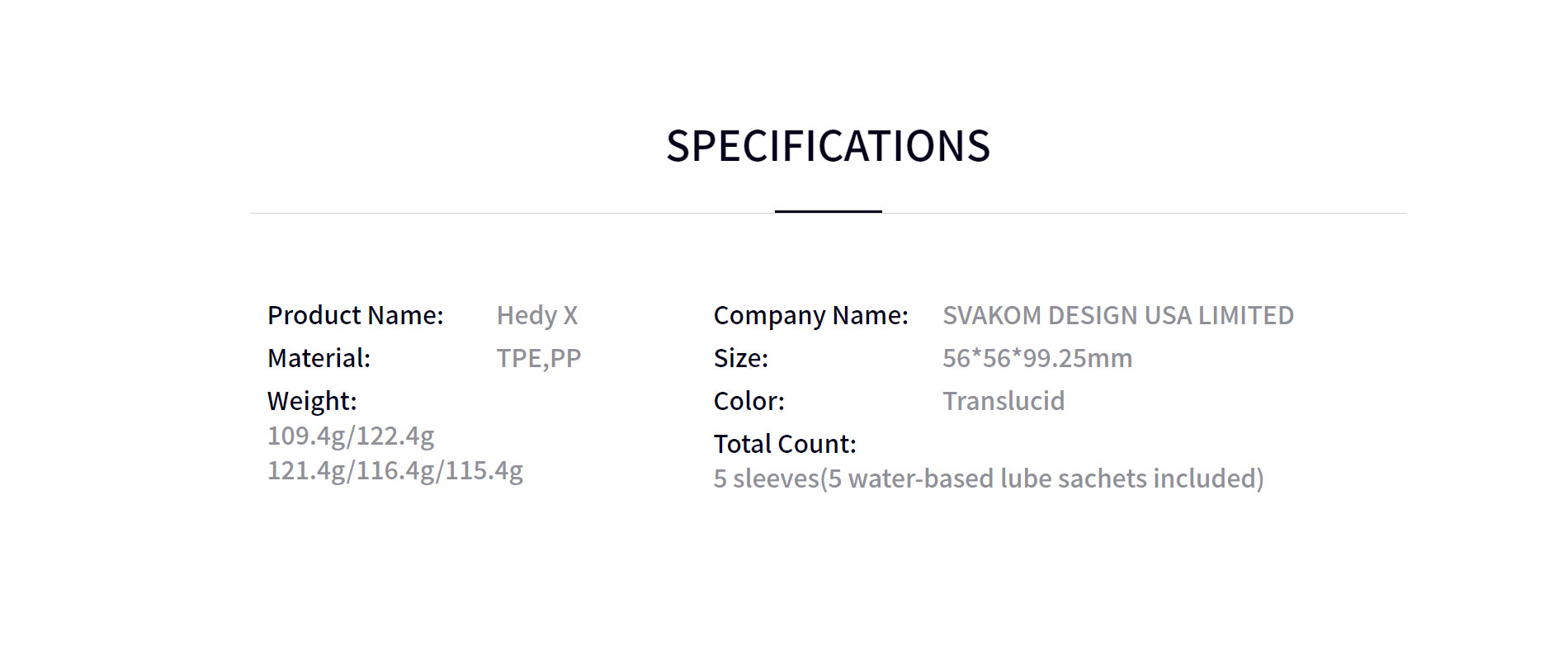 Trứng Thủ Dâm SVAKOM Hedy Pussy Thật Siêu Mềm! Trứng Thủ Dâm SVAKOM Hedy Pussy Thật Siêu Mềm!