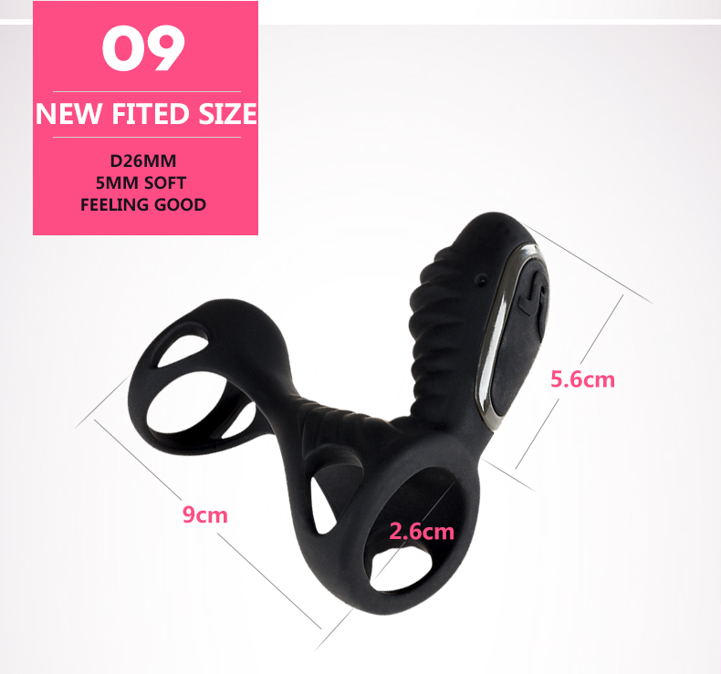 Vòng Rung Adrien Lastic Gladiator Remote Siêu Mạnh Kép