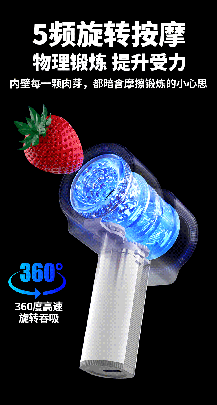 HGOD Thunder Xoay Rung Siết Nam Giới Đỉnh Cao Mạnh