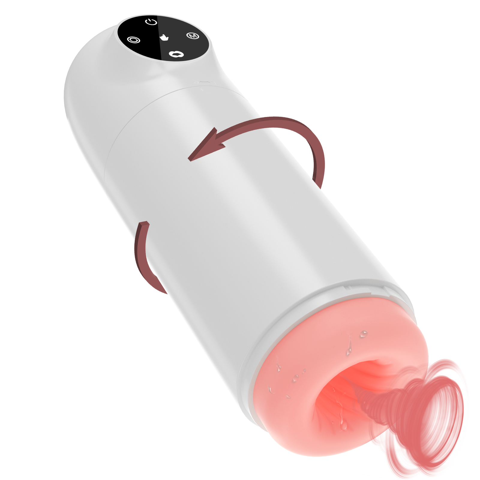 Aierle Shower Cup Hút Dương Vật Nóng Rung Oral Thực