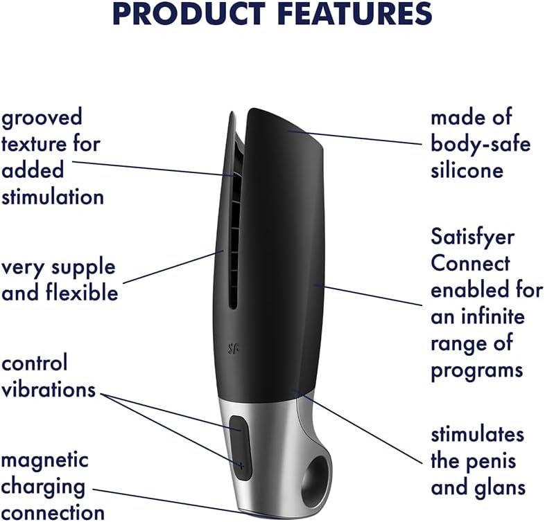Satisfyer Power Masturbator App Vibro Đầu Dương Đỉnh
