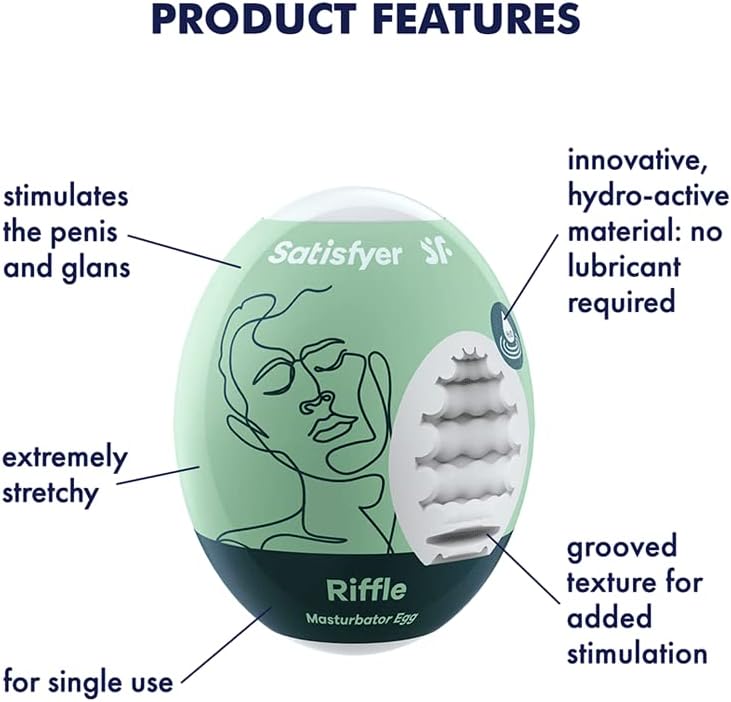 Satisfyer Egg Stroker Nam 6 Kiểu Kết Cấu