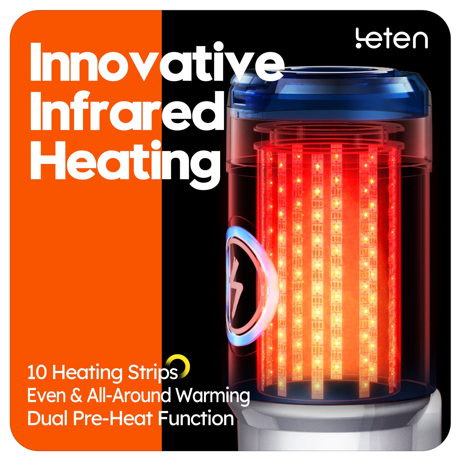 Leten ThermoPod Máy Bay Cup Sưởi Ấm Co Giãn Siêu Thực