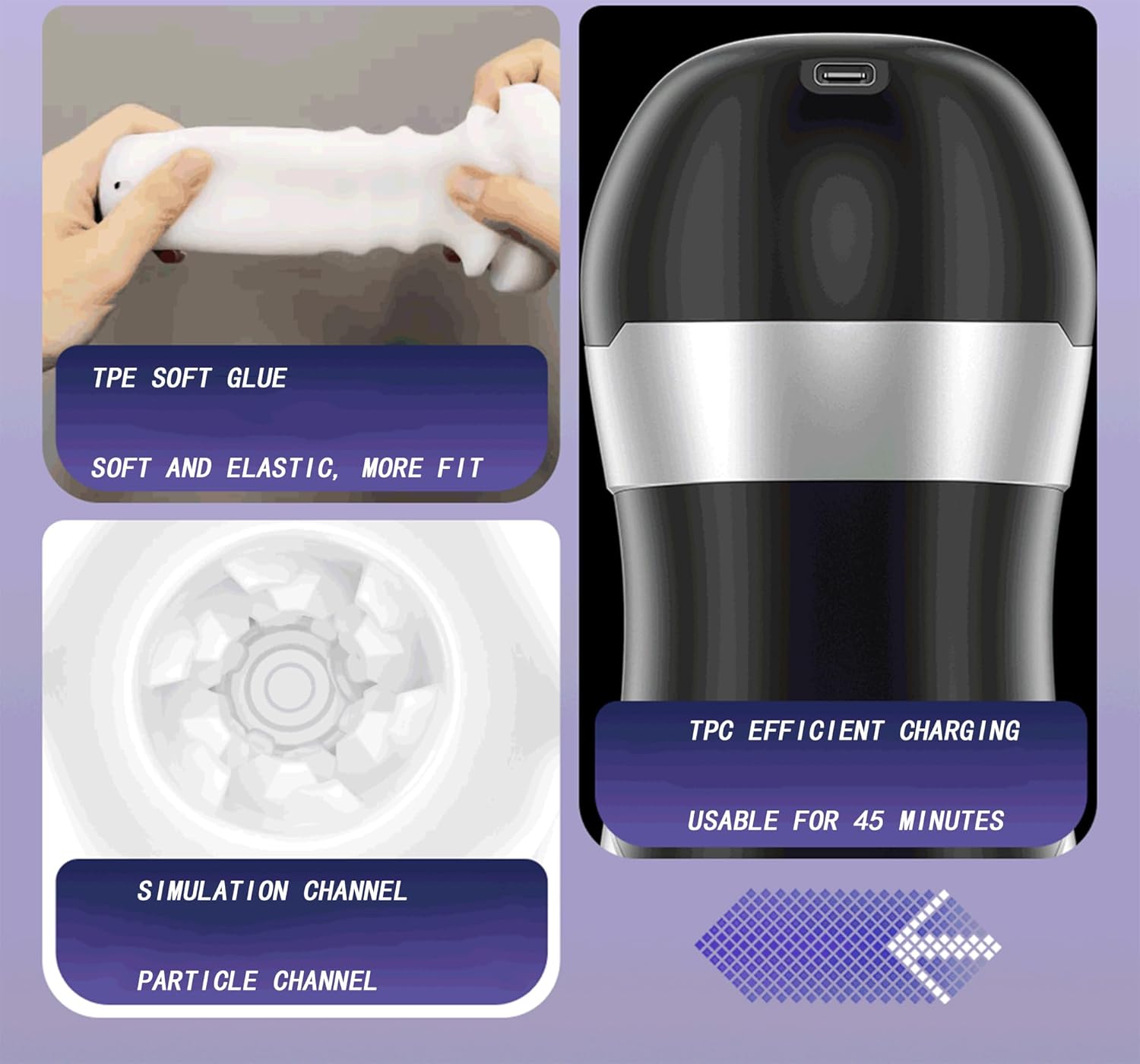 DVA Drywell Auto Thrust Masturbator USB Mạnh Đỉnh