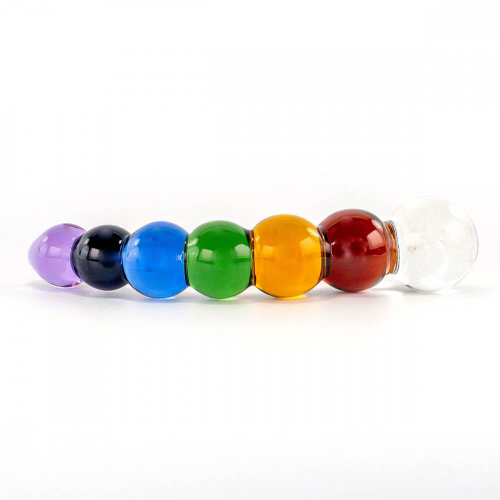 Crystal Delights Rainbow Bubble Dildo Bong Bóng Cầu Vồng 
