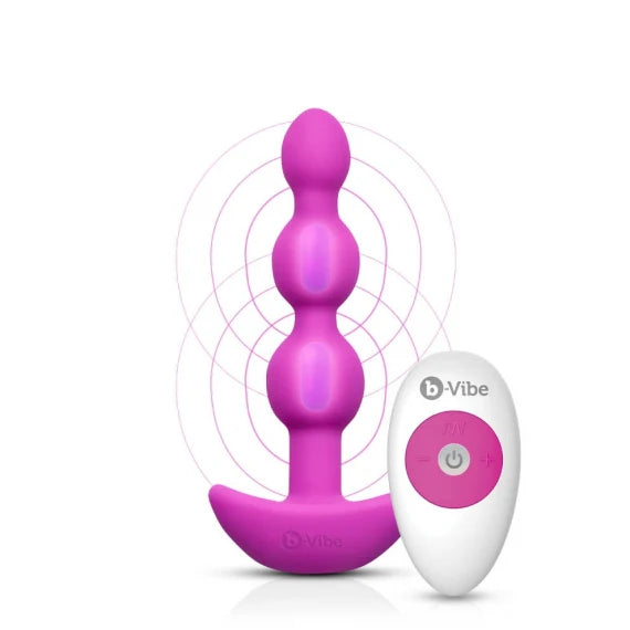 b-Vibe Triplet beads hậu môn rung 3 nút sướng rên 
