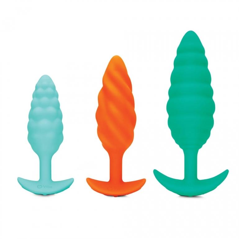 b-Vibe Pổi Mông Gợn Sóng Nhiều Kích Cỡ Siêu Cảm 