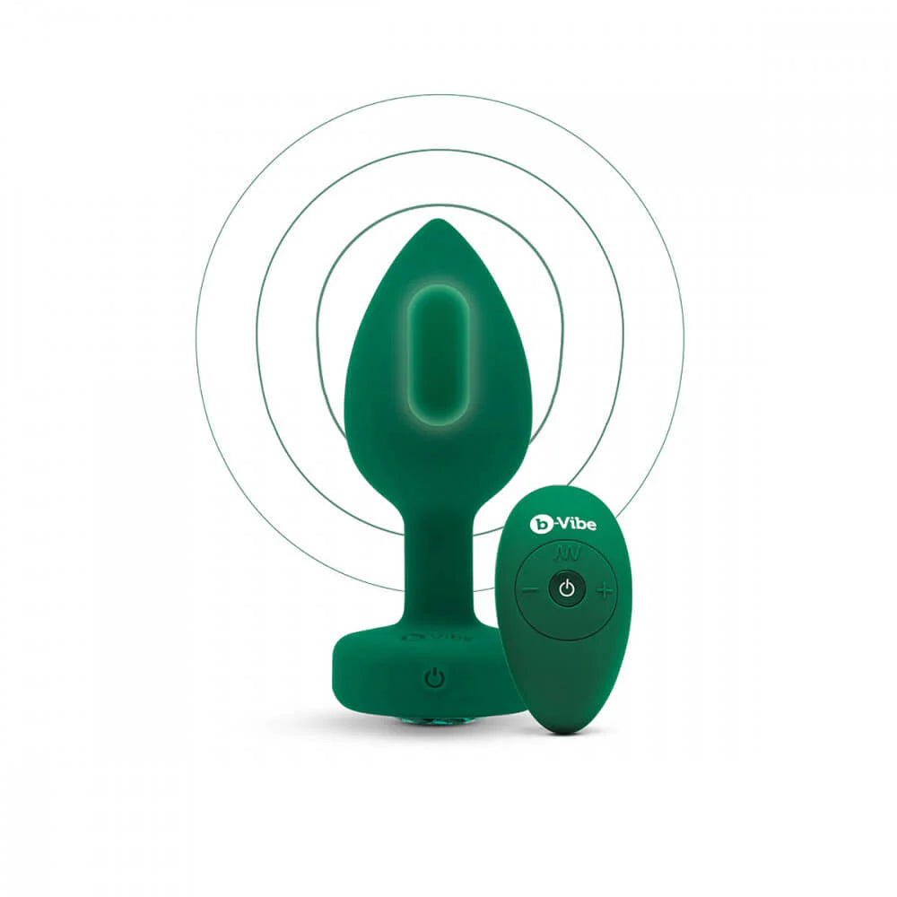 b-Vibe Jewel Plug Rung Remote Kim Cương 