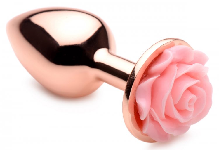 Booty Sparks Pink Rose Gold Plug Nhôm Sang Trọng 