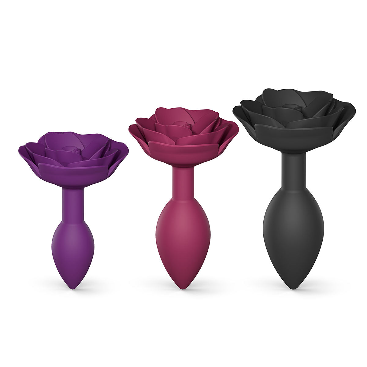 Open Roses Butt Plug Hoa Hồng Mịn Erotic 