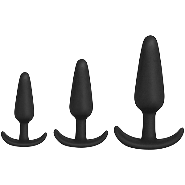 Bộ 3 pompa hậu môn Tush Trainer silicone tăng dần dễ dùng 