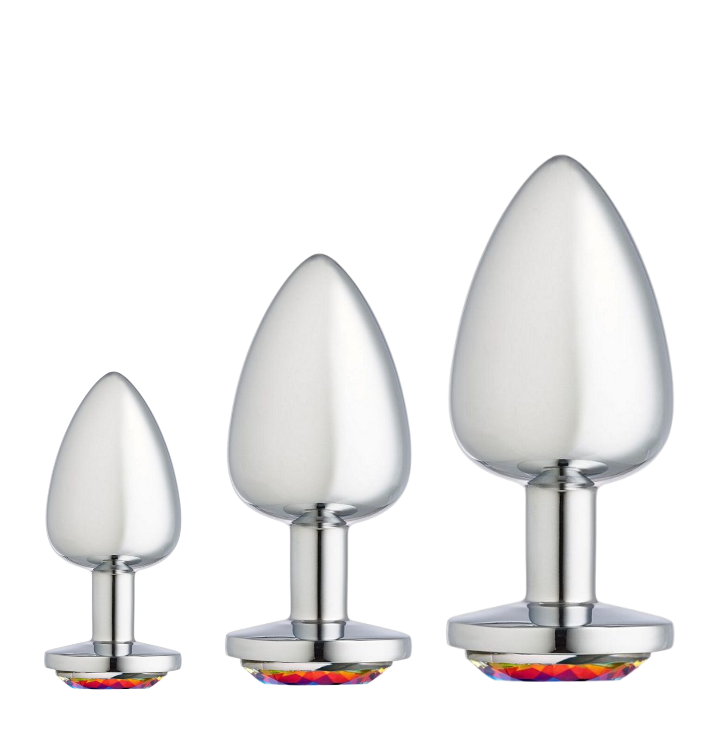 Cloud 9 Plug Mông Chrome Bạc Lấp Lánh 
