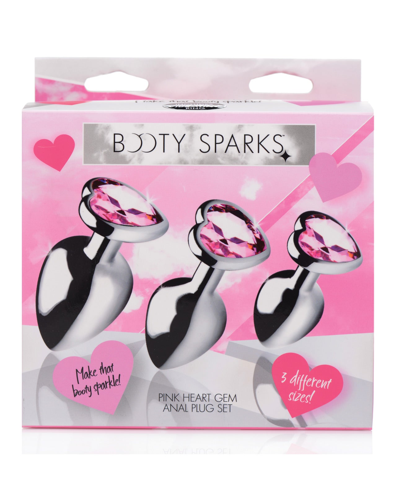 Booty Sparks Gem Anal Plug Set Đá Quý 3 Miếng 