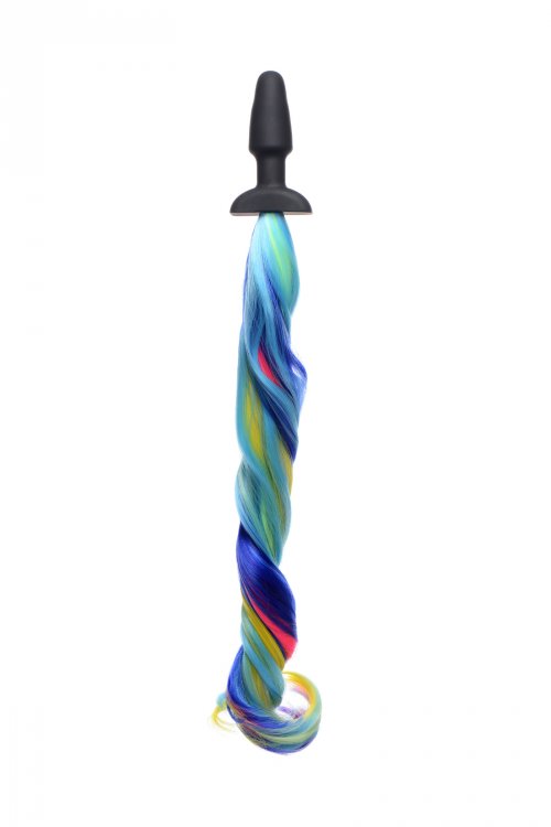 Tailz Rainbow Pony Đuôi Ngựa Cầu Vồng Plug Mông Vui Nhộn 
