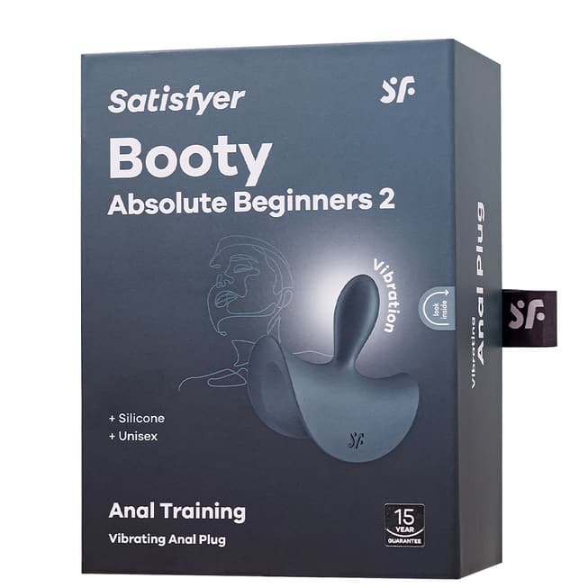 Satisfyer Booty Beginners 2 Plug Xám Vibro