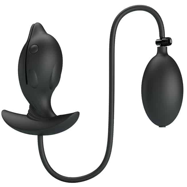 Pretty Love Hanson Plug Đen Bơm 4.1cm Rung Phồng Mạnh