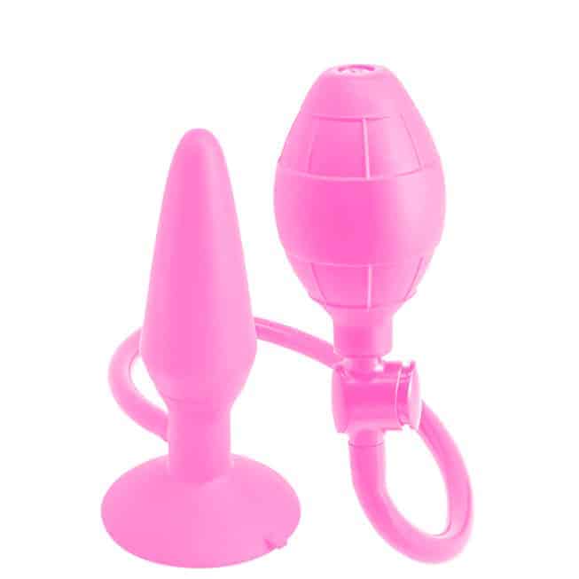 Seven Creations Butt Plug Bơm Hồng Co Giãn Đam Mê 